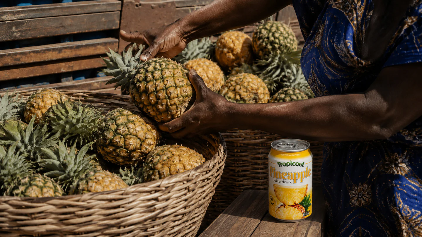 Tropicoul Ananas — choisir, préparer, transmettre, photographie éditoriale.