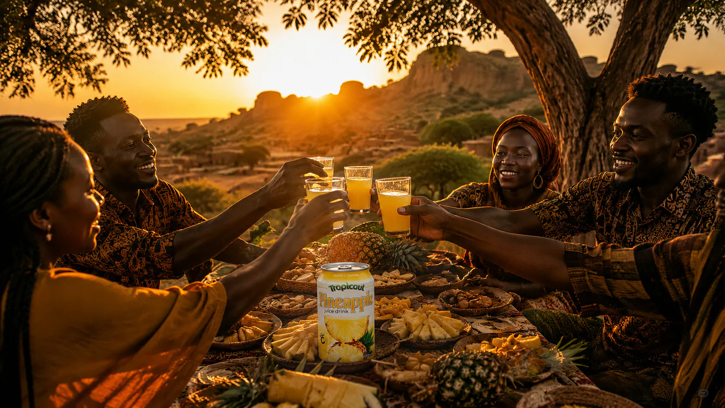 Tropicoul Ananas — le goût du partage, photographie éditoriale.